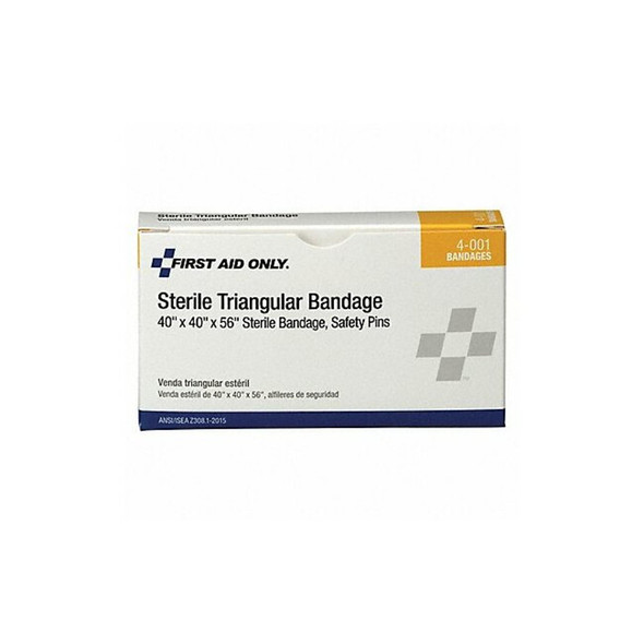 First Aid Only Triangular Bandage,40x40x56",White 4-001 First Aid Only Triangular Bandage,40x40x56",White 4-001