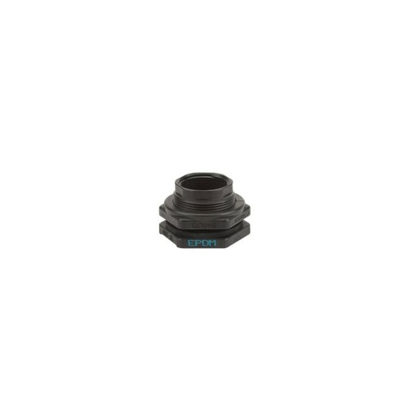 Banjo Bulkhead TankFitting,EPDM,2 11/16"L,Poly TF200