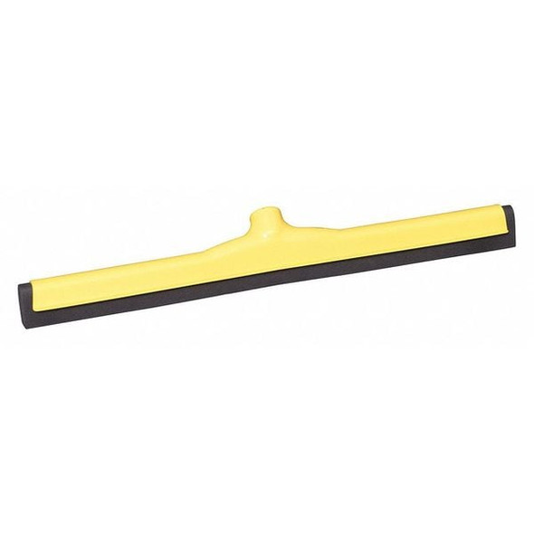 Tough Guy Floor Squeegee, Double, Yellow, 21-1/2" W 48LZ50