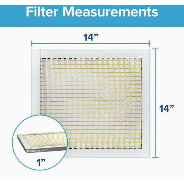 Filtrete 14x14x1 Basic D-L Filter 311-4 Pack of 4 449001