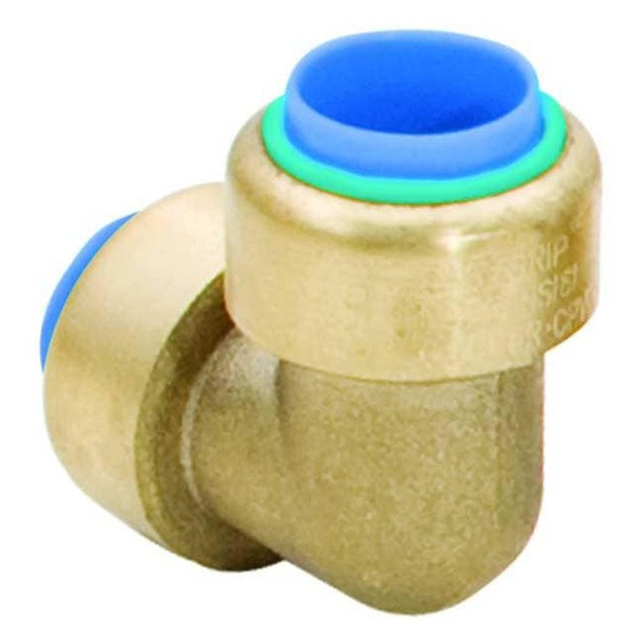 Manufacturer Varies Coupling, 1/2 in Tube Size, Brass, Brown 75018LF