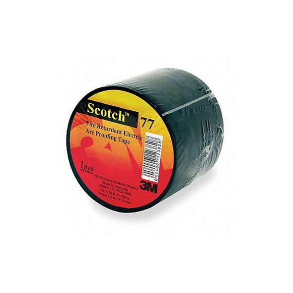 3m ElectricalTape,Black,6-5/8ydL,1-1/2inW 77BLACK-1-1/2X20FT