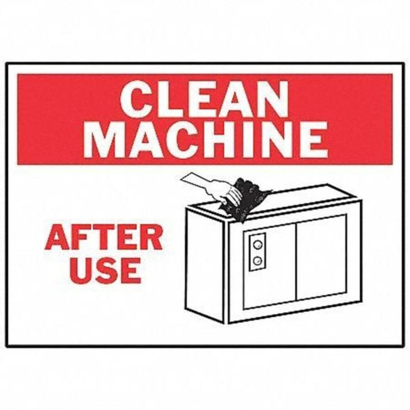 Brady Machine-Equipment Label,Instruction,PK5, 86270 86270