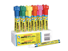 Auto Writer Markers - Yellow Pen, 12 Pack 37003