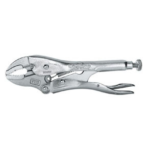 The Original Curved Jaw Locking Pliers with Wire Cutter, 7” 7WR
