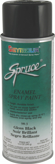 Spruce Gloss Black General Use Enamel 98-3