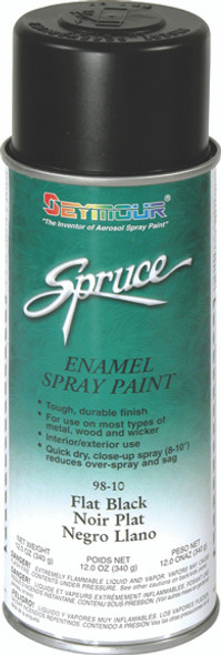 Spruce Flat Black General Use Enamel 98-10