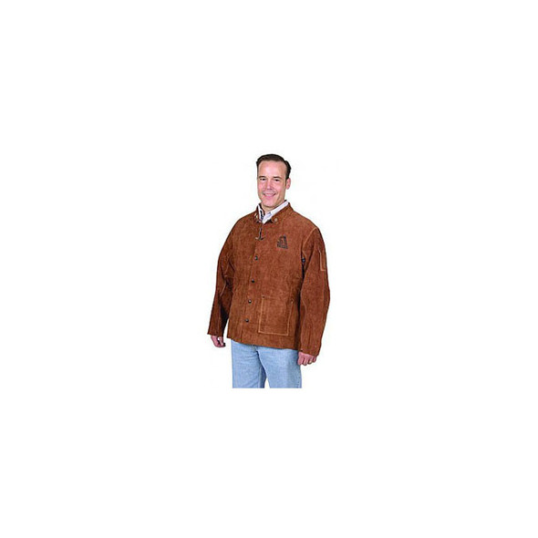Brown Leather Weld Jacket, X-Lg 9215-X