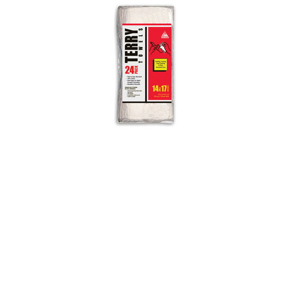 White Terry Towels, 14x17 10720
