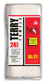 White Terry Towels, 14x17 10720