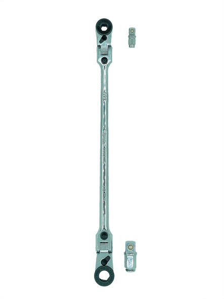 1/4’’ & 10MM HEX Reverse Bit Ratchet W/Removable 1/4’’ & 3/8’’ SQ DR Adapters HBR1046