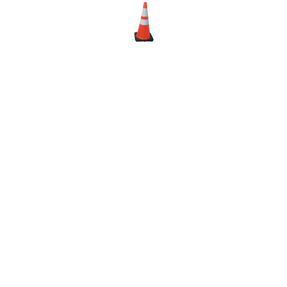 28" Safety Cone with Reflective Bar 7501-28