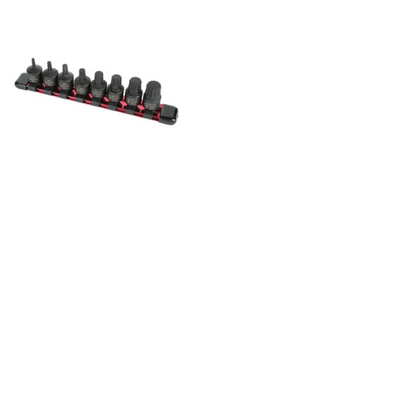 8 Pc. 3/8" Drive Stubby Triple Square Impact  Bit Socket Set 3640