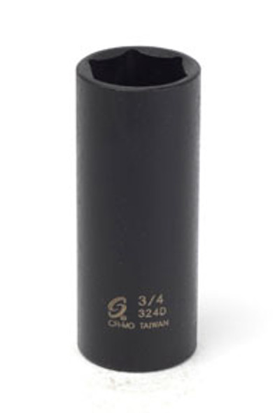 3/8" Dr Impact Socket Deep, 3/4" 324D