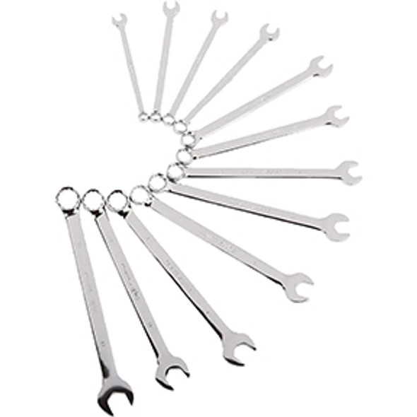 FULLY POLISHED METRIC V-GROOVE COMBINATION WRENCH SET 9917MA FULLY POLISHED METRIC V-GROOVE COMBINATION WRENCH SET 9917MA