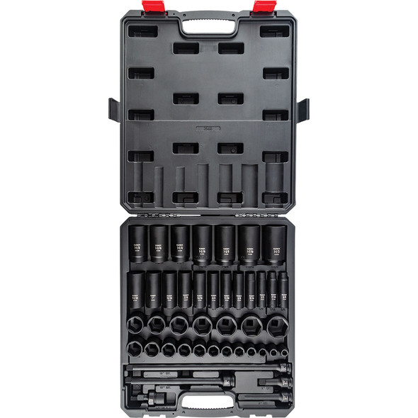 43 Pc. 1/2" Drive SAE Impact Socket Master Set 2568