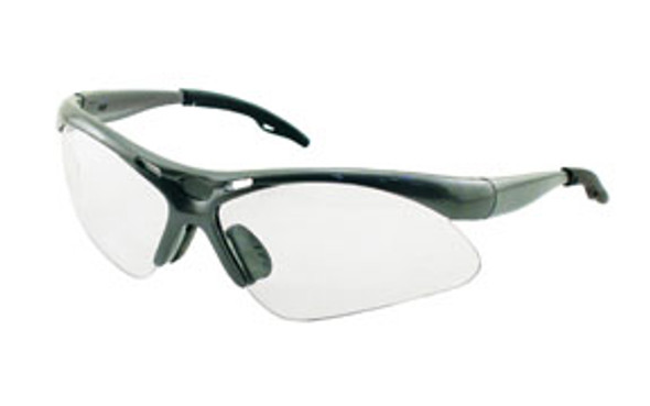 Gray Frame Diamondbacks Safety Glasses with Clear Lens 540-0100