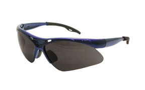Blue Frame Diamondbacks Safety Glasses with Gray Lens 540-0301