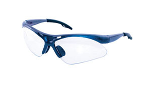 Blue Frame Diamondbacks Safety Glasses with Clear Lens 540-0300