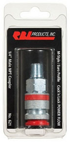 1/4" Coupler, Male NPT 621