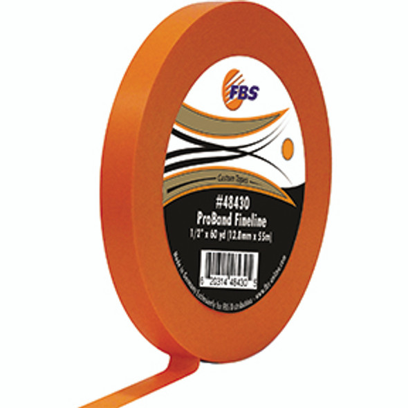 ProBand Orange Fine Line Tape, 1/2IN x 60 yd 48430