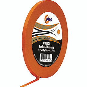 ProBand Orange Fine Line Tape, 1/4IN x 60 yd 48420