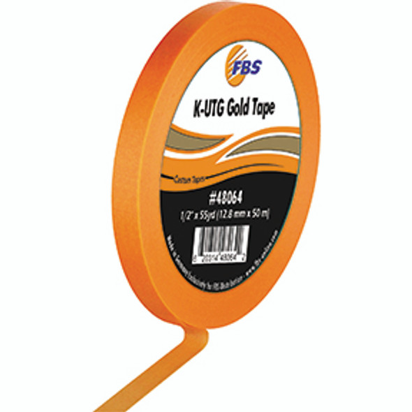 K-UTG Gold Tape, 1/2IN x 55 yd 48064 K-UTG Gold Tape, 1/2IN x 55 yd 48064