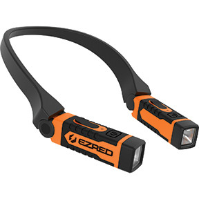 EZ Red Rechargeable Neck Light, 300 Lumens Orange NK15-OR