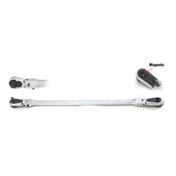 12" Long 180° ­Locking  Flex Head Ratchet 4S12L