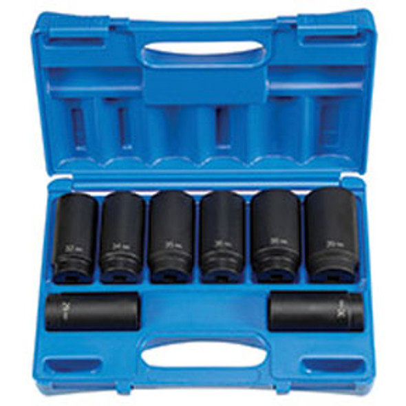 8 Piece 1/2" Drive  12 Point Axle/Spindle Nut Socket Set 1708SN 8 Piece 1/2" Drive  12 Point Axle/Spindle Nut Socket Set 1708SN