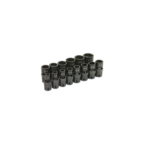 14-Piece 1/2 in. Drive 6-Point SAE Universal Ball Joint Socket Set 1314U