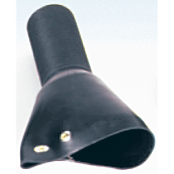 bell w/snaps tailpipe adapter fits 2-1/2 to 3-1/2" RA250