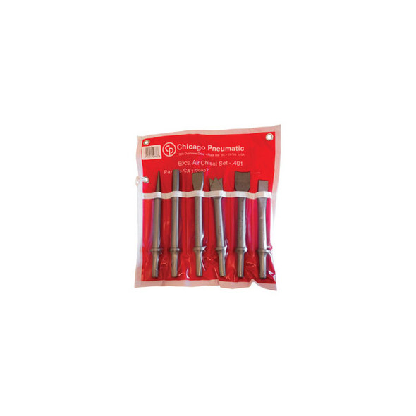 6 Pc. 10, 2mm Round Shank Chisel Set CA155807