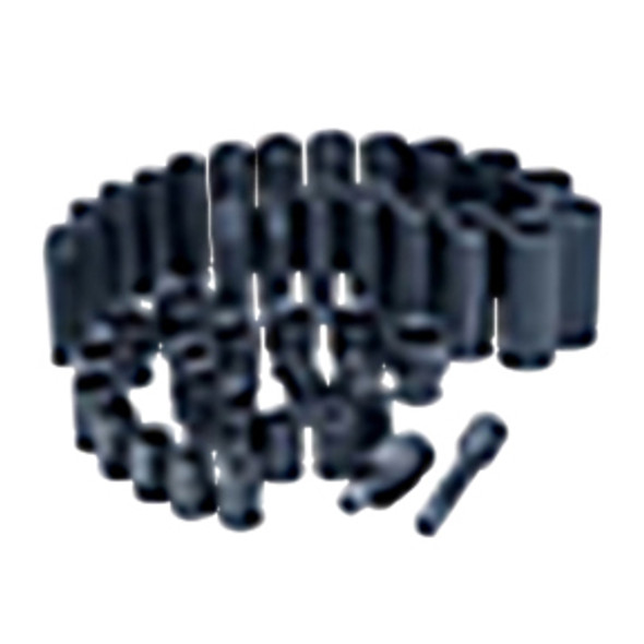 43 Pc. 3/8" Drive 6 Point SAE and Metric Standard and Deep Impact Socket Set 4601A