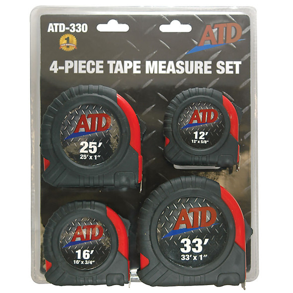 4 Pc. SAE  Tape Measure Set 330
