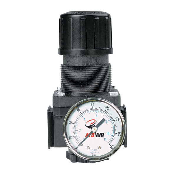 Standard 1/4” NPT Air Regulator with Gauge, 50 SCFM 7843