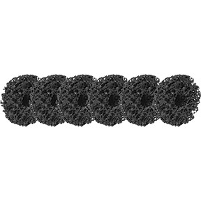 6 Replacement 2" Cleaning Discs for Hub Buddy XL 37335