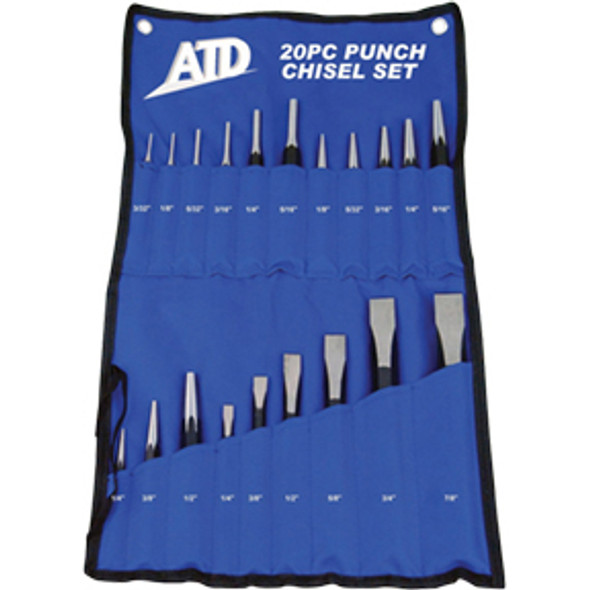 20 pc. Punch & Chisel Set 720