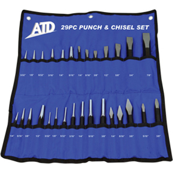 29Pc Punch & Chisel Set 729