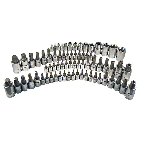 72 Pc. Master Star Bit Socket Set 13772