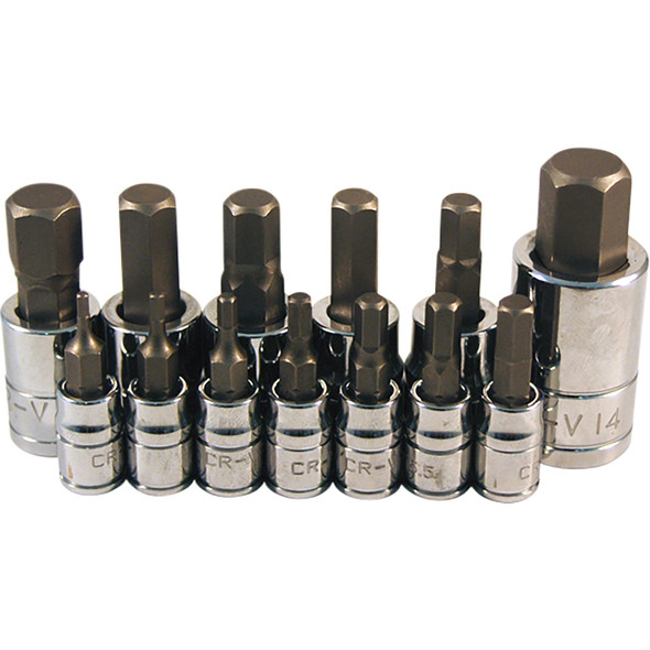 13 Pc. Metric  Hex Bit Socket Set 13785