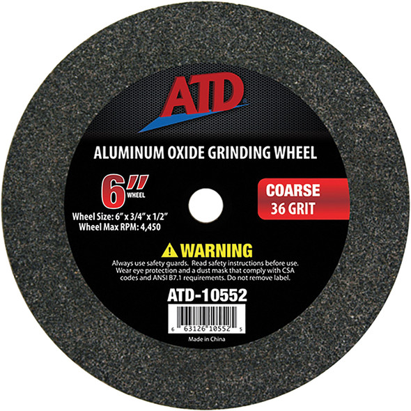 Replacement 6" Coarse Grit Grinding Wheel 10552