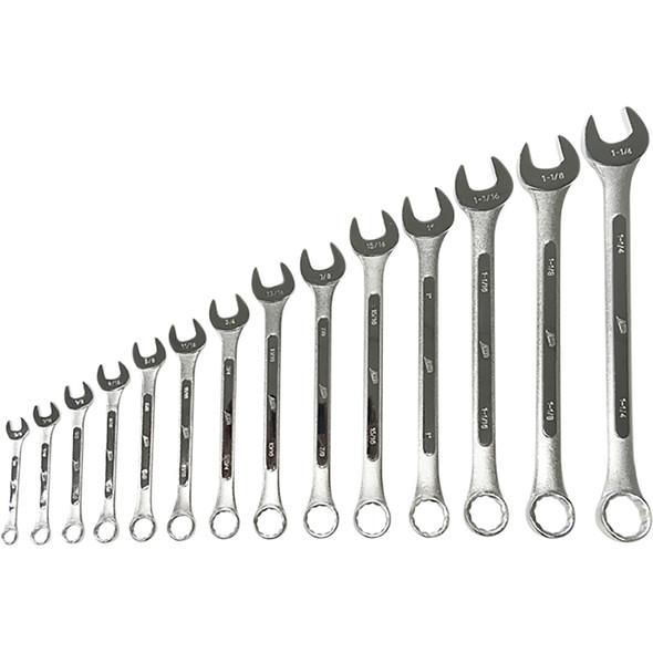 14 Pc. SAE Raised Panel Combination Wrench Set 1014