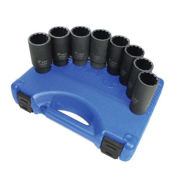 8 Pc. 12-Pt Axle Nut Socket Set 78868