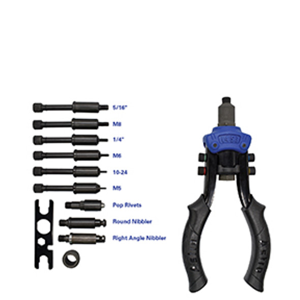 Combination Rivet Nut And Pop Rivet Setter Kit 1453