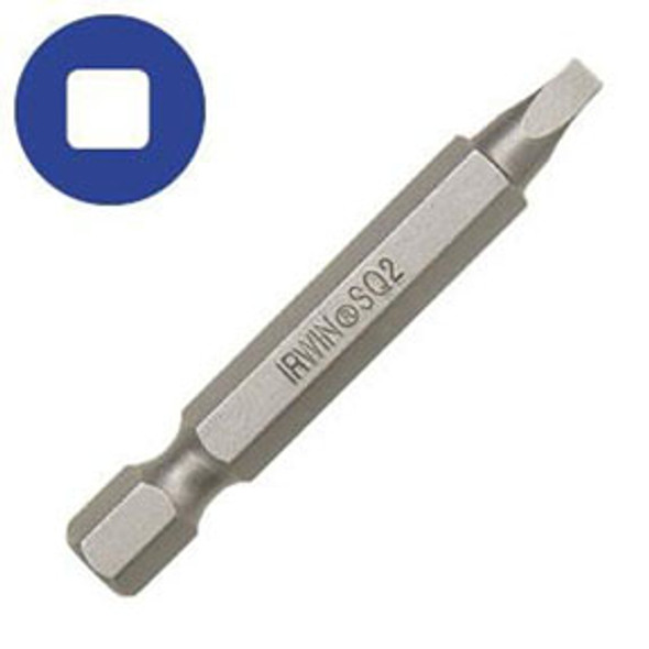 #2 SQ Square Recess Power Bit, 6", Two-Piece Design, Bulk 93265