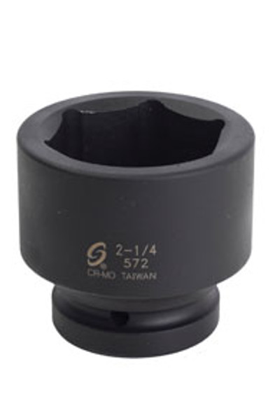 1" Drive Standard 6 Point Impact Socket 2-1/4" 572