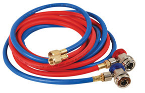 R134a 10ft Hose set with Manual Couplers 6448