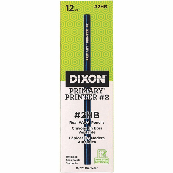 Dixon No. 2 Primary Printer Pencil - Multi Lead - #2 - Blue Barrel - 112 / Pack