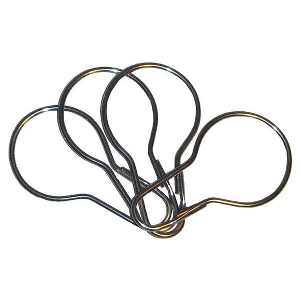 Manufacturer Varies Shower Curtain Hooks,1 9/16 in W,PK12 01-R9689H